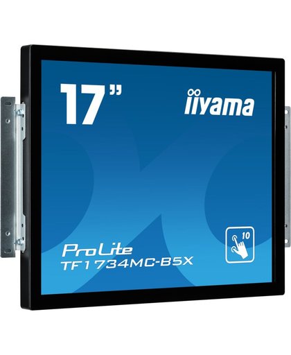 iiyama ProLite TF1734MC-B5X touch screen-monitor 43,2 cm (17") 1280 x 1024 Pixels Zwart Multi-touch