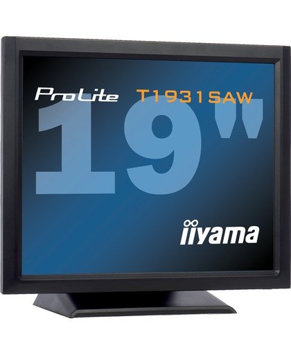 iiyama ProLite T1931SAW-B1 19" 1280 x 1024Pixels Single-touch Tafelblad Zwart touch screen-monitor