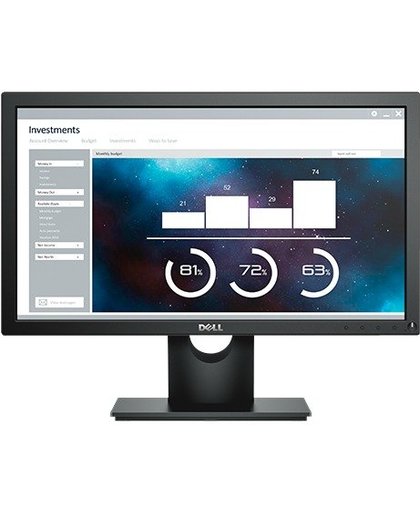 DELL E Series E2016 19.5" HD LED Zwart computer monitor