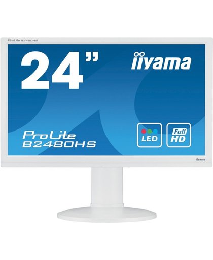 iiyama ProLite B2480HS-W2 23.6" Full HD LED Mat Flat Wit computer monitor LED display