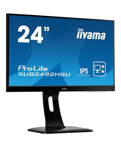 iiyama ProLite XUB2492HSU-B1 LED display 60,5 cm (23.8") Full HD Flat Mat Zwart