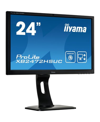 iiyama ProLite XB2472HSUC-B1 23.6" Full HD LED Mat Flat Zwart computer monitor LED display