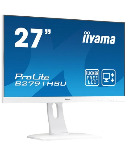 iiyama ProLite B2791HSU-W1 LED display 68,6 cm (27") Full HD Flat Mat Wit
