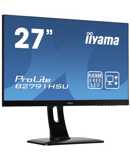 iiyama ProLite B2791HSU-B1/27" TN 1MS 27" Full HD LED Mat Zwart computer monitor