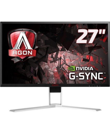 AOC Gaming AG271QG 27" Wide Quad HD LED Flat Zwart, Rood computer monitor