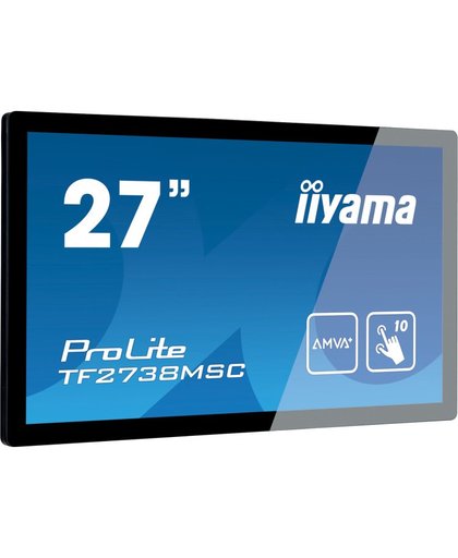 iiyama ProLite TF2738MSC-B1 27" 1920 x 1080Pixels Multi-touch Zwart touch screen-monitor