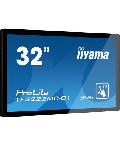 iiyama ProLite TF3222MC-B1 31.5" 1920 x 1080Pixels Multi-touch Capacitief Zwart touch screen-monitor