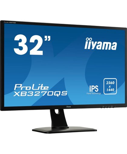 iiyama ProLite XB3270QS-B1 computer monitor 80 cm (31.5") Wide Quad HD LED Flat Zwart