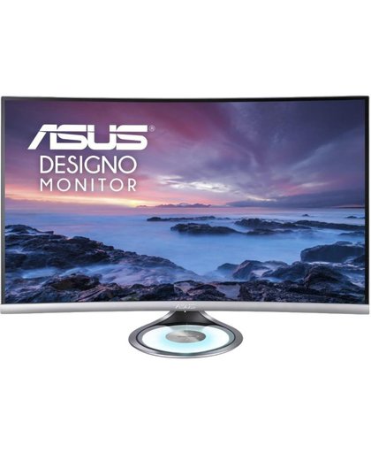 ASUS Designo MX32VQ 31.5" Wide Quad HD LED Gebogen Zwart, Grijs computer monitor