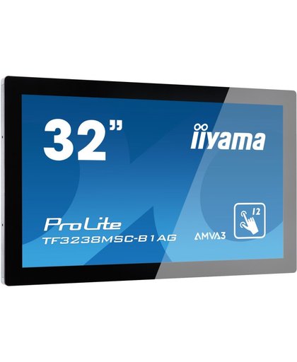 iiyama TF3238MSC-B1AG beeldkrant 80 cm (31.5") LED Full HD Interactive flat panel Zwart