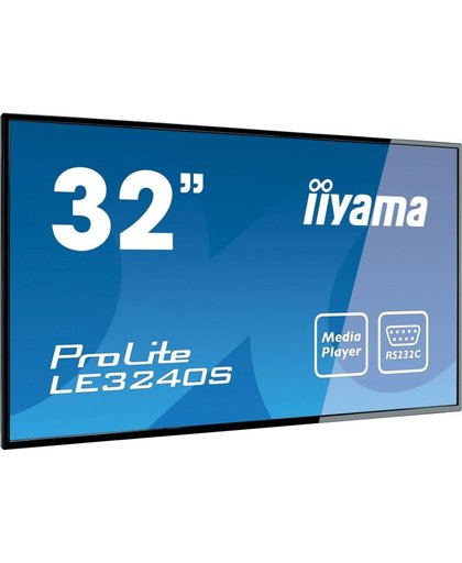 iiyama ProLite LE3240S-B1 Digital signage flat panel 32" LED Full HD Zwart