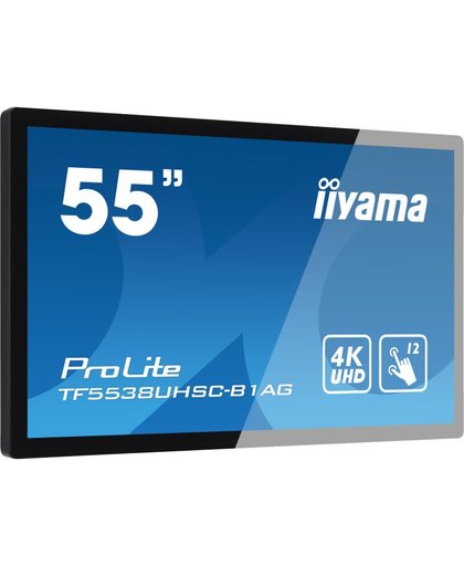 iiyama ProLite TF5538UHSC-B1AG Interactive flat panel 55" LED 4K Ultra HD Zwart