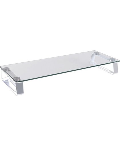 Glass tabletop monitor riser, max. 20 kg