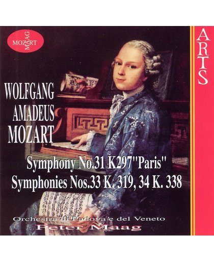 Mozart: Symphonies no 31, 33, 34 / Peter Maag, et al