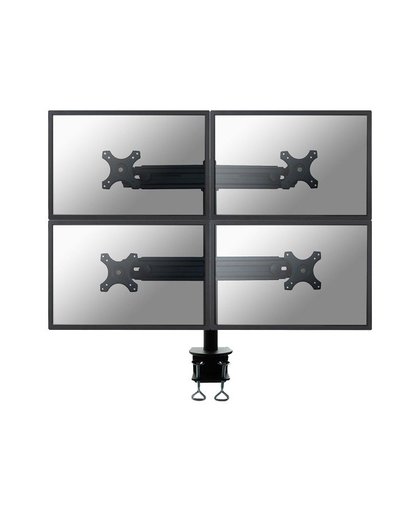 Newstar FPMA-D700D4 flat panel bureau steun 76,2 cm (30") Zwart