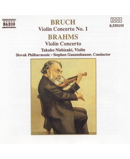 Brahms, Bruch: Violin Concertos / Nishizaki, Gunzenhauser