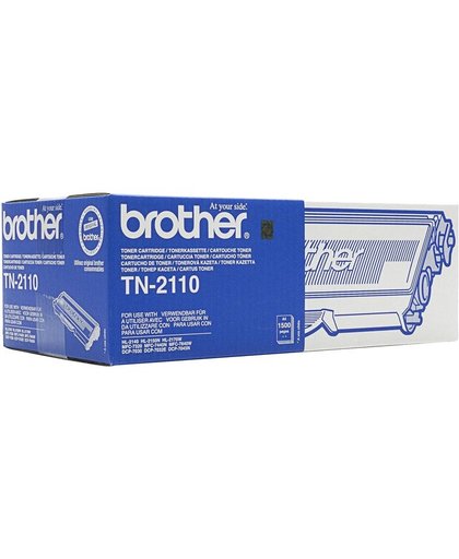 Brother TN-2110 Lasertoner 1500pagina's Zwart tonercartridge