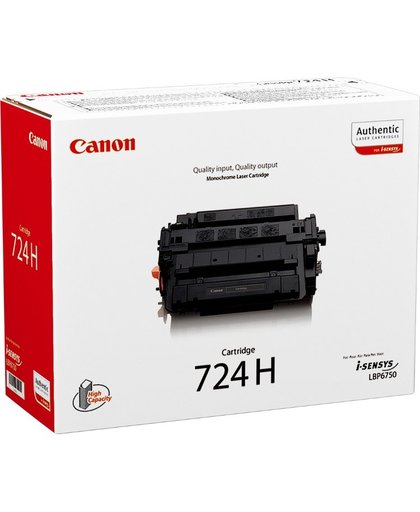 Canon CRG-724H Tonercartridge 12500pagina's Zwart