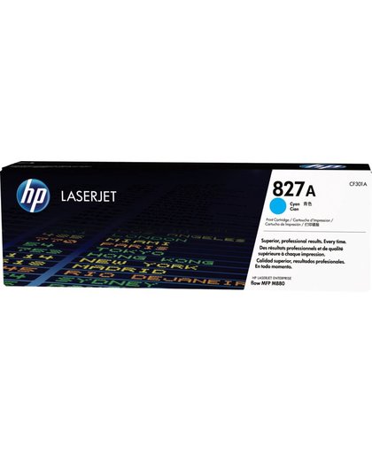 HP 827A Lasertoner 32000pagina's Cyaan