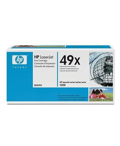 HP 49X Lasertoner 6000 pagina's Zwart