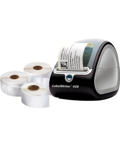 DYMO LabelWriter 450 + 3x labels box labelprinter Thermo transfer 600 x 300 DPI