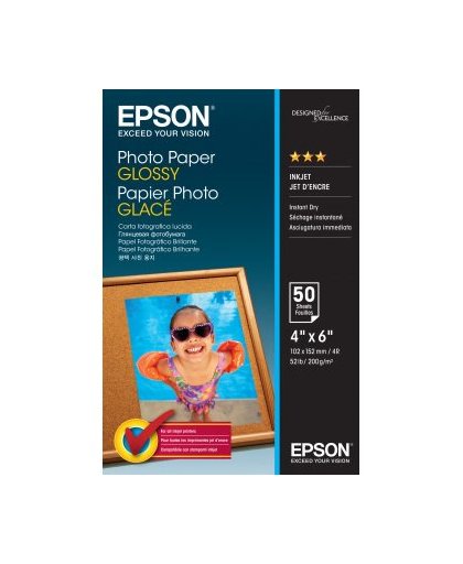 Epson Photo Paper Glossy pak fotopapier Glans