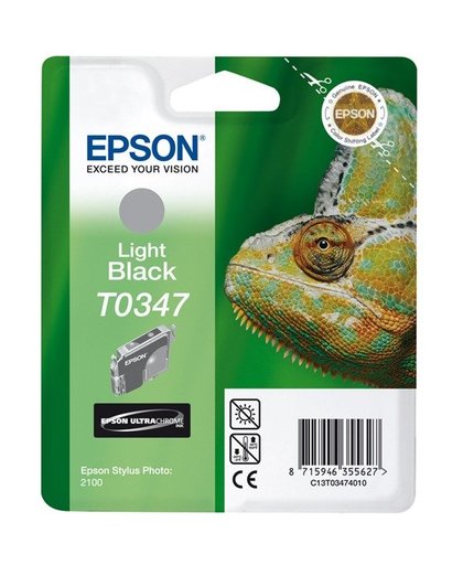 Epson inktpatroon Light Black T0347 Ultra Chrome inktcartridge