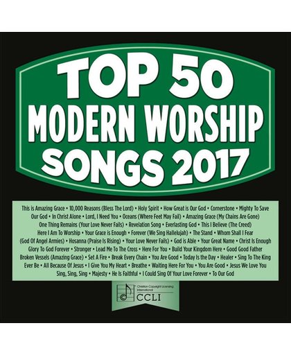 Top 50 Modern Worshipsongs (2Cd)