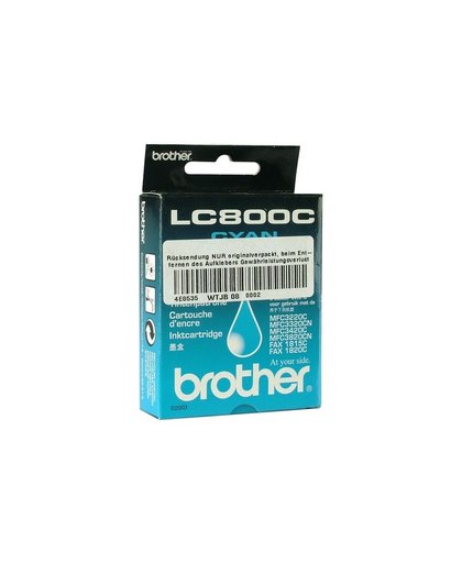 Brother LC-800C inktcartridge Blauw