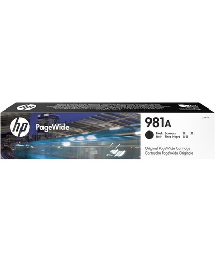 HP 981A 69ml Zwart 6000pagina's inktcartridge