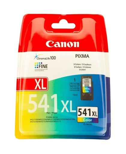 Canon CL-541 XL 15ml 400pagina's Cyaan, Magenta, Geel inktcartridge
