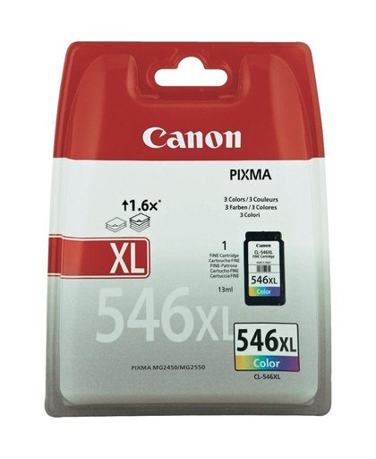 Canon CL-546XL inktcartridge Cyaan, Magenta, Geel