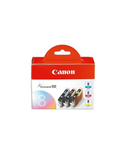 Canon CLI-8 CMY inktcartridge Cyaan, Magenta, Geel