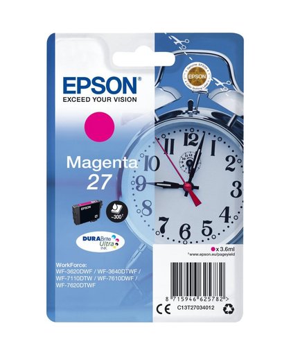 Epson C13T27034012 inktcartridge Magenta 3,6 ml 300 pagina's
