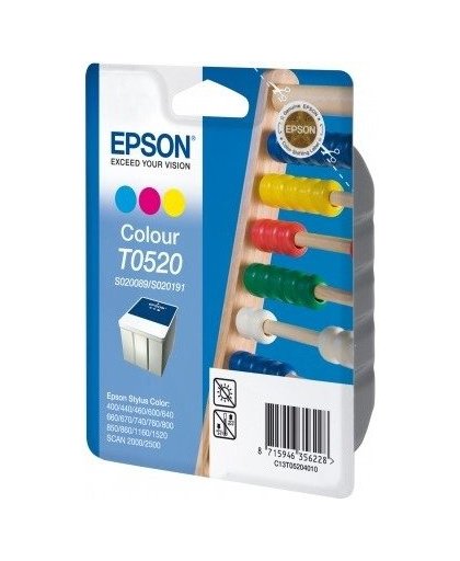 Epson inktpatroon kleur T0520 inktcartridge
