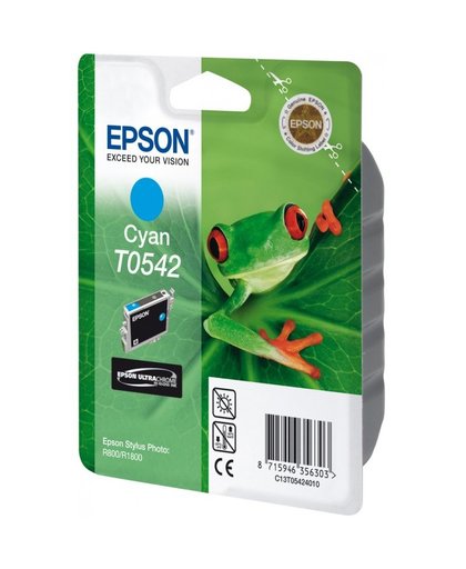 Epson inktpatroon Cyan T0542 Ultra Chrome Hi-Gloss inktcartridge