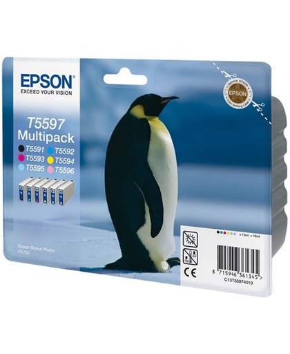 Epson Multipack 6-kleur T5597 inktcartridge