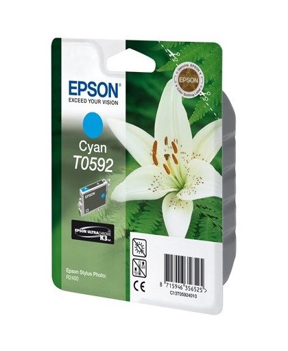 Epson inktpatroon Cyan T0592 Ultra Chrome K3 inktcartridge
