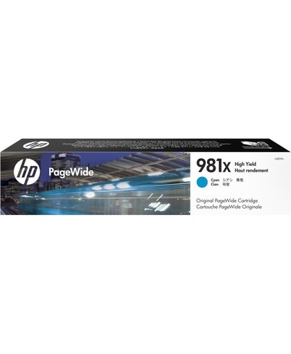 HP 981X inktcartridge Cyaan 116 ml 10000 pagina's