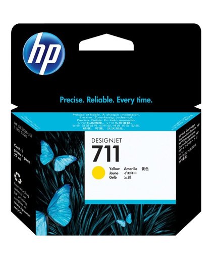 HP 711 gele DesignJet inktcartridge, 29 ml