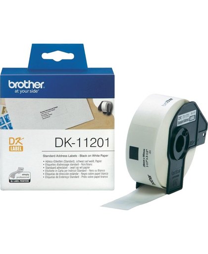 Brother Standaard adreslabels papier 29 x 90 mm labelprinter-tape