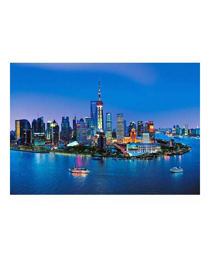 - shanghai skyline - 366 x 254 cm - multi