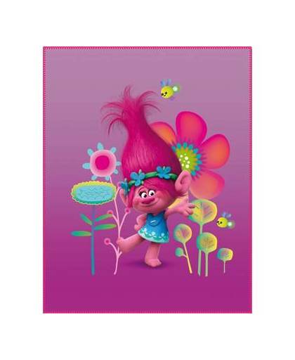 Poppy - plaid - 110 x 140 cm - roze