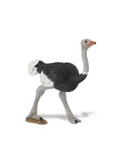 Plastic struisvogel 8 cm