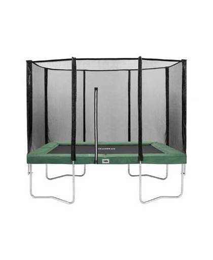 Salta Combo trampoline met veiligheidsnet rechthoekig - 153 x 213 cm - groen