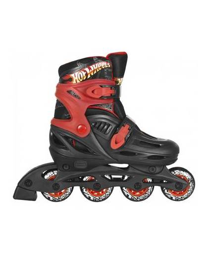 Mattel Inline Skates Hot Wheels Verstelbaar Zwart/Rood maat 35-38