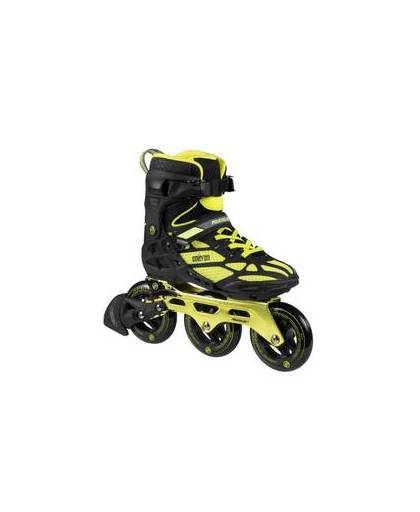 Powerslide Inline Skates Omicron 3-wheel zwart/geel maat 44