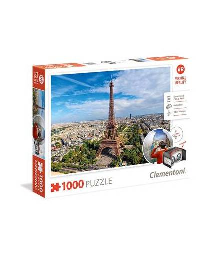 Clementoni puzzel Virtual Reality Parijs - 1000 stukjes