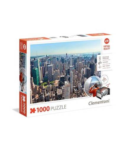 Clementoni puzzel Virtual Reality New York - 1000 stukjes