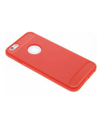 Rode brushed tpu case voor de iphone 6 / 6s